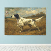 Toile Beau Setter, Art (Insitu (Plancher de Bois))