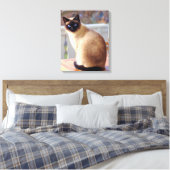 Toile Beau Siamese Cat Blue Eyes (Insitu(Chambre))