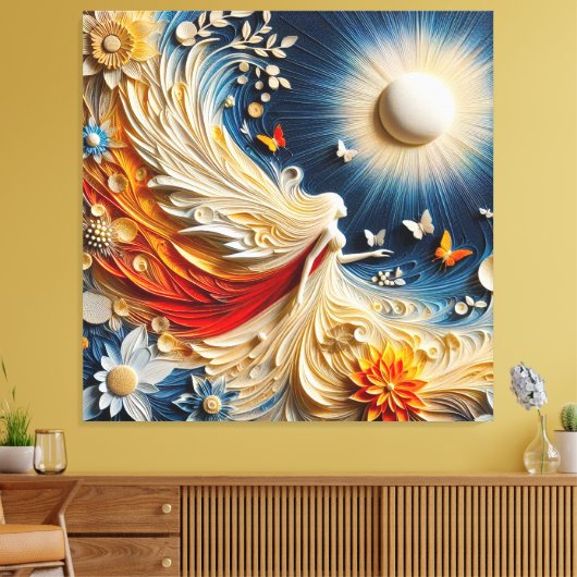 Toile Beau temps, bonne humeur☀️ (Insitu(Salon))