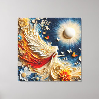 Toile Beau Time, goed humeur ☀️ Canvas Afdruk