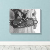 Toile "Beaucoup De Chevaux" Qui Ont Couché Le Lieutenant (Insitu (Plancher de Bois))