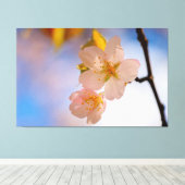 Toile Beauté à couper le souffle des fleurs de Sakura au (Insitu (Plancher de Bois))