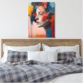 Toile "Beauté Abstraite" (Insitu(Chambre))