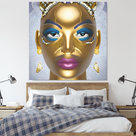 Toile Beauté africaine sophistiquée : Mois de l'histoire (Insitu(Chambre))