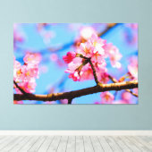 Toile Beauté Charmante Des Fleurs De Sakura Au Printemps (Insitu (Plancher de Bois))