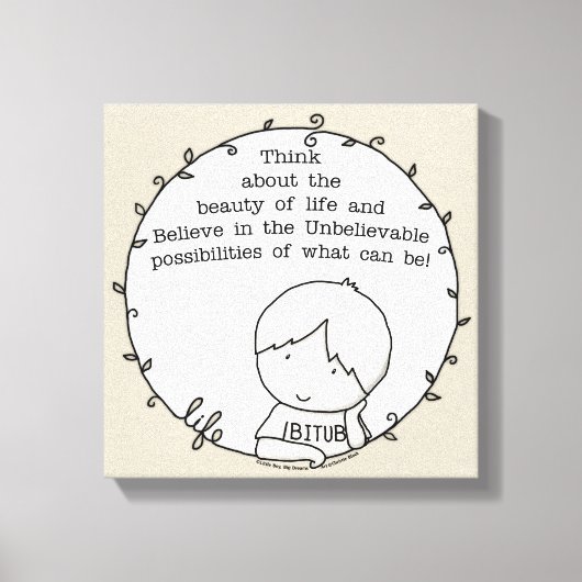 Toile Beauté de la vie (Recto)