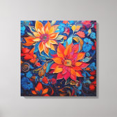 Toile Beauté des fleurs (Recto)