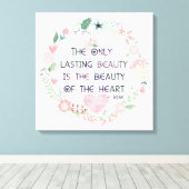 Toile Beauté du coeur (Insitu (Plancher de Bois))