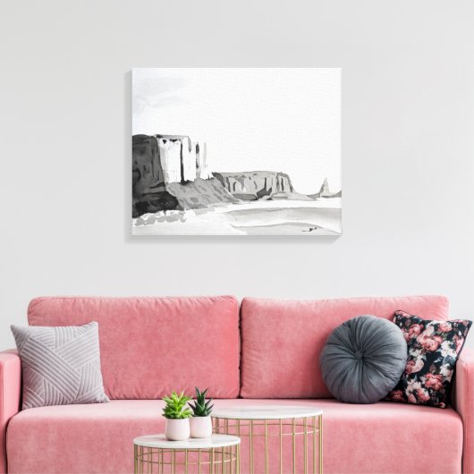 Toile Beauté du désert (Insitu(Salon))