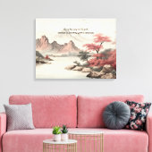 Toile Beauté du paysage asiatique (Insitu(Salon))