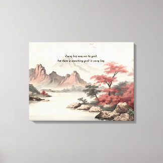 Toile Beauté du paysage asiatique