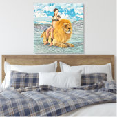 Toile Beauté et Lion (Insitu(Chambre))