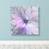 Toile Beauté étonnante Fleur d'art Abstrait fractal mode (Insitu (Plancher de Bois))