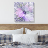 Toile Beauté étonnante Fleur d'art Abstrait fractal mode (Insitu(Chambre))