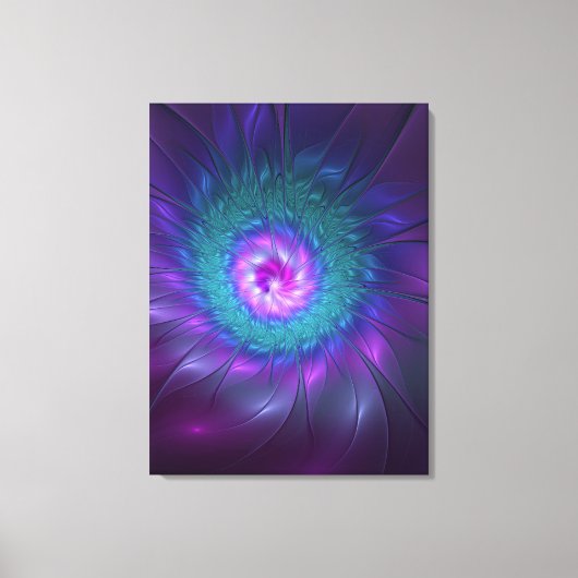 Toile Beauté florale Abstraite Fleur d'art fractionnée c (Recto)