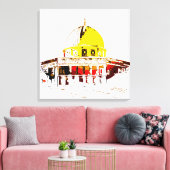 Toile Beauté intemporelle : Le Dôme du Rock Travel (Insitu(Salon))