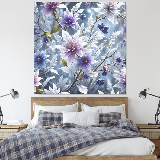 Toile Beauté Merveilleuse De Fleur D'Hiver Froide Étendu (Insitu(Chambre))
