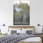 Toile Beauté naturelle Bouleau blanc (Insitu(Chambre))