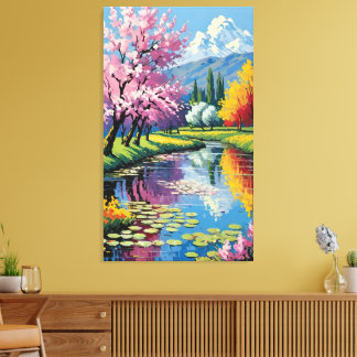 Toile Beauté printanière