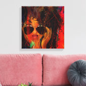 Toile Beauté Red MelaninBerry (Insitu(Salon))