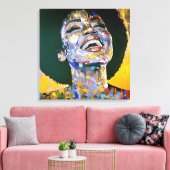 Toile "Beauté sans limites en or" (Insitu(Salon))