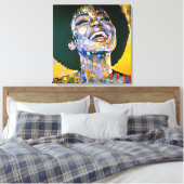 Toile "Beauté sans limites en or" (Insitu(Chambre))