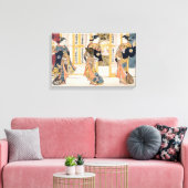 Toile Beautés des trois capitales triptyque (Insitu(Salon))