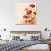 Toile Beautiful poppies  (Insitu(Chambre))