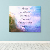 Toile  Beautiful Psalm 67 Blessing Upon Us (Insitu (Plancher de Bois))