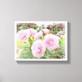 Toile Beautiful Rose Garden (Recto)
