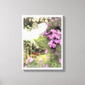 Toile Beautiful Rose Garden (Recto)