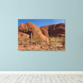 Toile Beautiful Uluru / Ayers Rock Close Up (Insitu (Plancher de Bois))