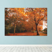 Toile Beaux arbres d'automne (Insitu (Plancher de Bois))