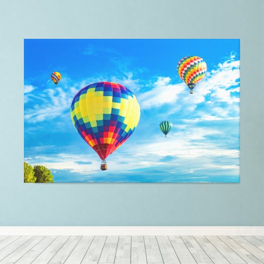 Toile Beaux Ballons à air chaud (Insitu (Plancher de Bois))