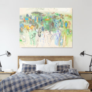 Toile Beaux et belles sur la pelouse