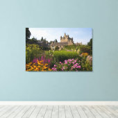 Toile Beaux jardins et célèbre château dans (Insitu (Plancher de Bois))