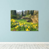 Toile Beaux jonquilles de printemps (Insitu (Plancher de Bois))
