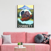 Toile Beaver & Mt Hood - Corbett, Oregon (Insitu(Salon))