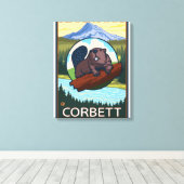 Toile Beaver & Mt Hood - Corbett, Oregon (Insitu (Plancher de Bois))