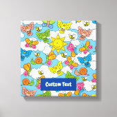 Toile Bébé Animaux Arrière - plan (Recto)