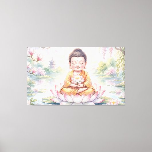 Toile Bébé Bouddha (Recto)