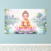 Toile Bébé Bouddha (Insitu (Plancher de Bois))