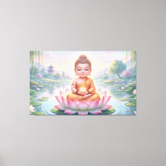 Toile Bébé Bouddha (Recto)