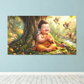 Toile Bébé Bouddha (Insitu (Plancher de Bois))