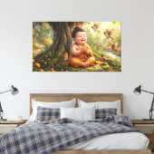 Toile Bébé Bouddha (Insitu(Chambre))