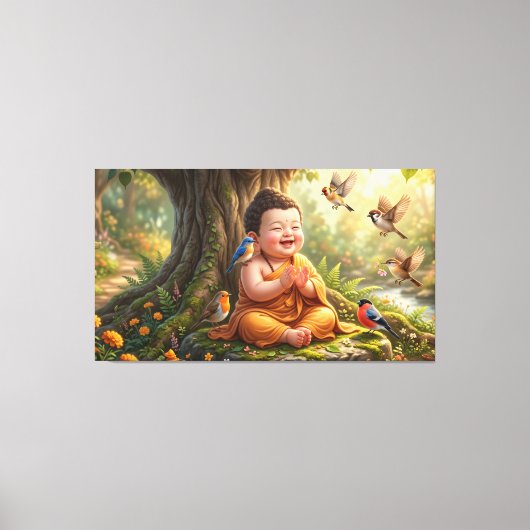Toile Bébé Bouddha (Recto)