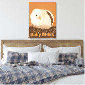 Toile Bébé Chick Hatching Orange Cuisine (Insitu(Chambre))