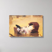 Toile Bébé dans un lit bébé pendant une inondation (par (Recto)