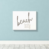Toile bébé de plage. Toiles tendues (Insitu (Plancher de Bois))