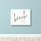 Toile bébé de plage. Toiles tendues (Insitu (Plancher de Bois))